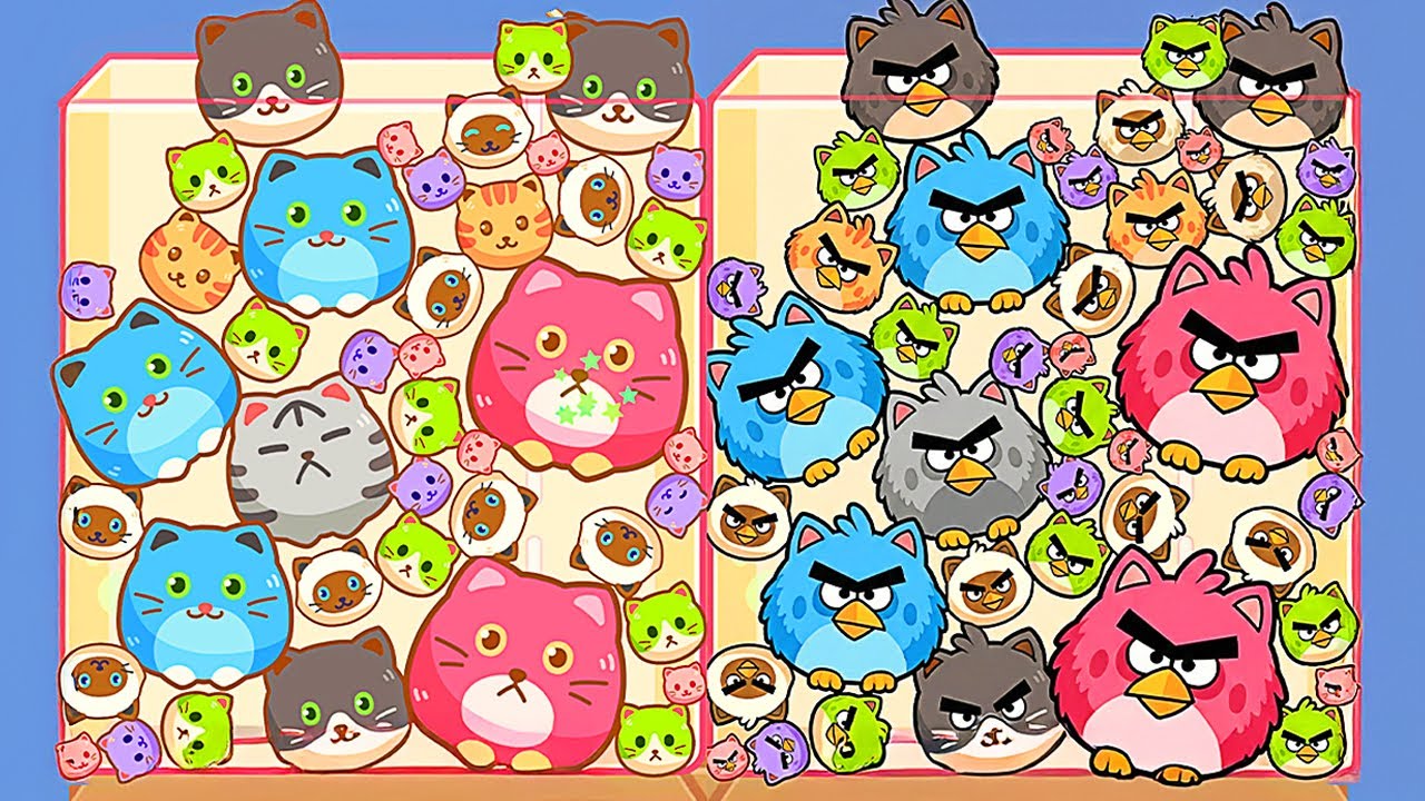 MEOW MERGE: Funny Cat Puzzle #3 | Android iOS Gameplay