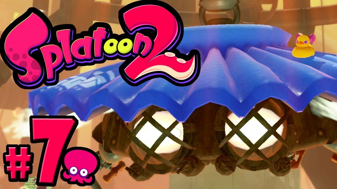 Splatoon 2 - Single Player PART 7 - Switch Gameplay Walkthrough - Story: World 4 + 4th Boss - Brella