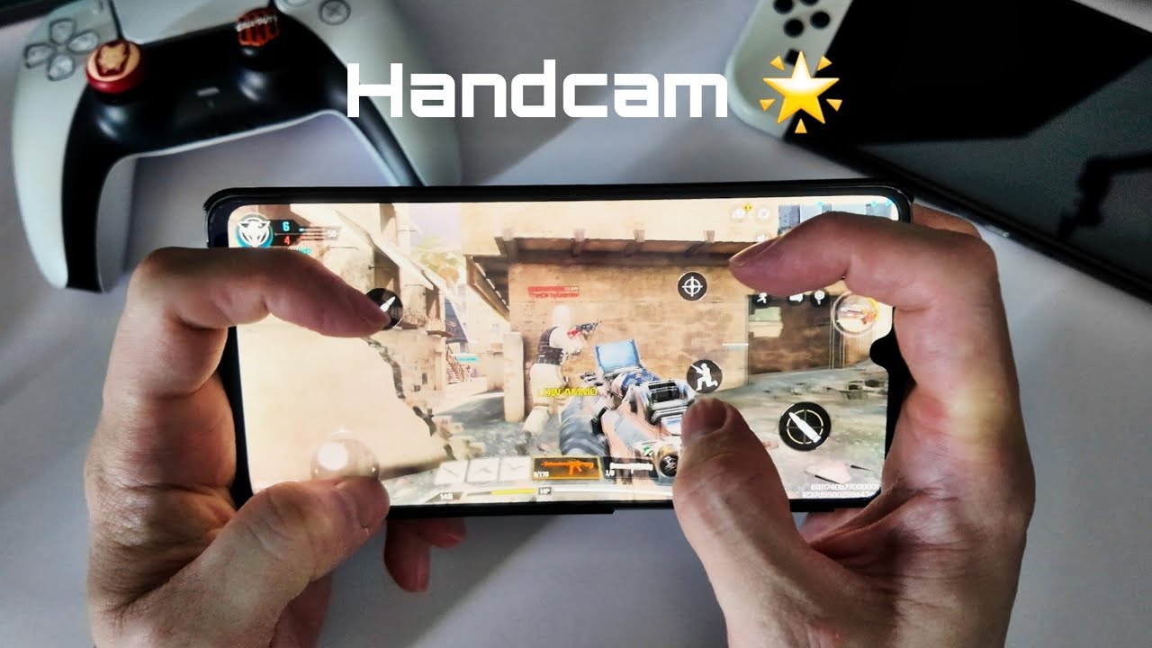 Call of Duty Mobile | Handcam Gameplay 4 Fingers. (7.2" Screen Size)