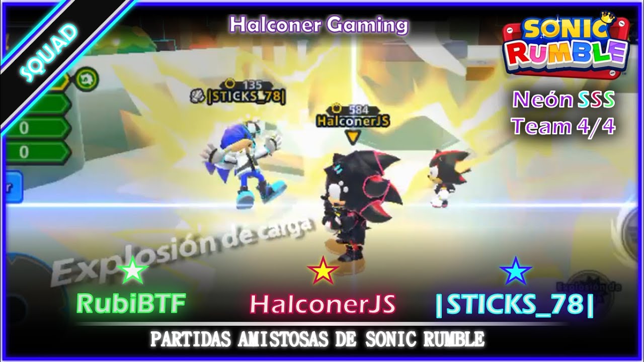 Sonic Rumble | Squad 52; Team Adventures: Emerald Cafe Neon SSS (4/4) End - ep. Yin Yang