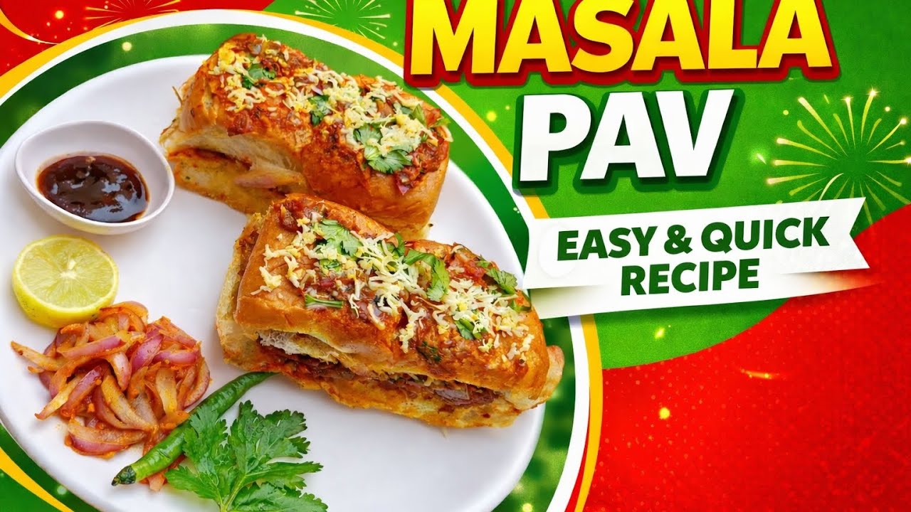  Mumbai street style Masala pav 10 min मे बनाये  सीक्रेट मसला के साथ जो की स्वाद  दोगुना कर दे 