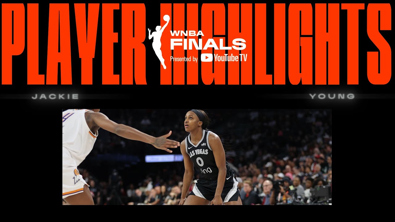 Jackie Young had a historic 3Q with 21 PTS-the most in a WNBA Finals Game! She finished with 32 PTS.