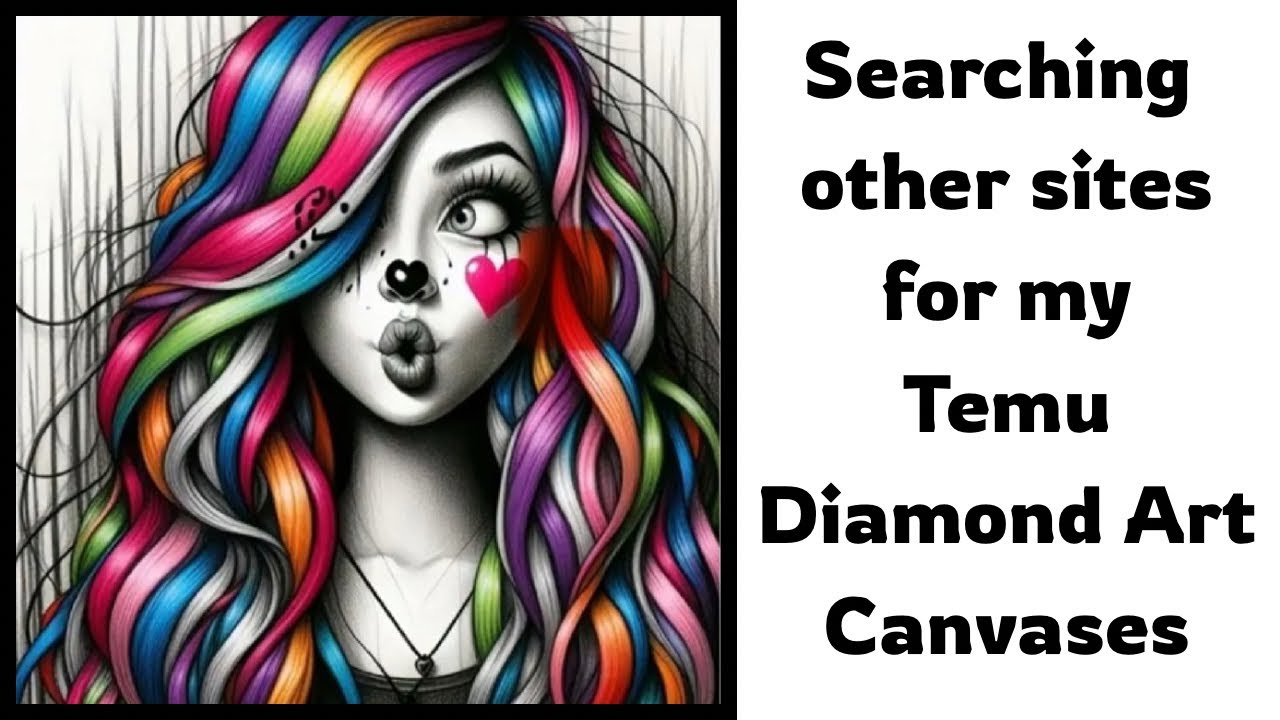 Searching for Alternatives for Some Temu Diamond Art Canvases