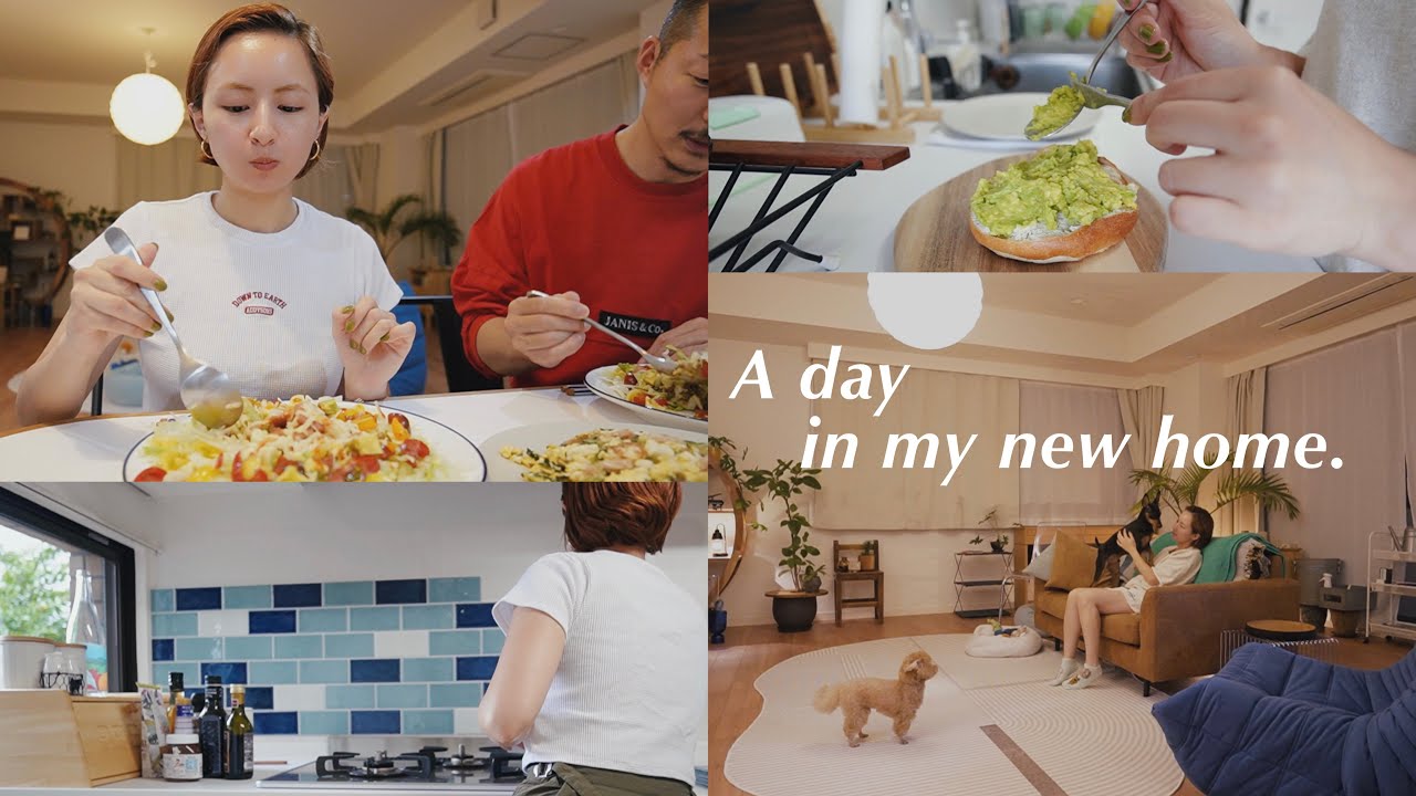 新居での1日 : キッチンDIY /スタバ新作/ 夜ご飯🏡