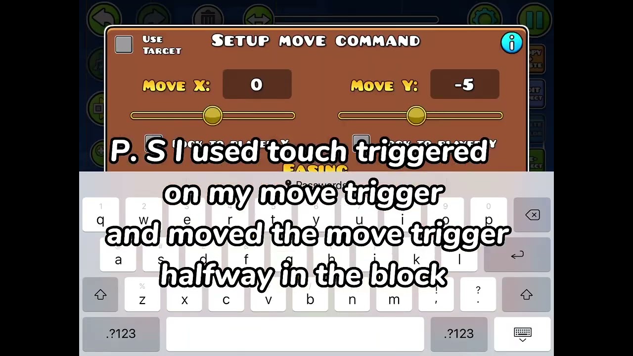 how to make block bounce effect on geometry dash