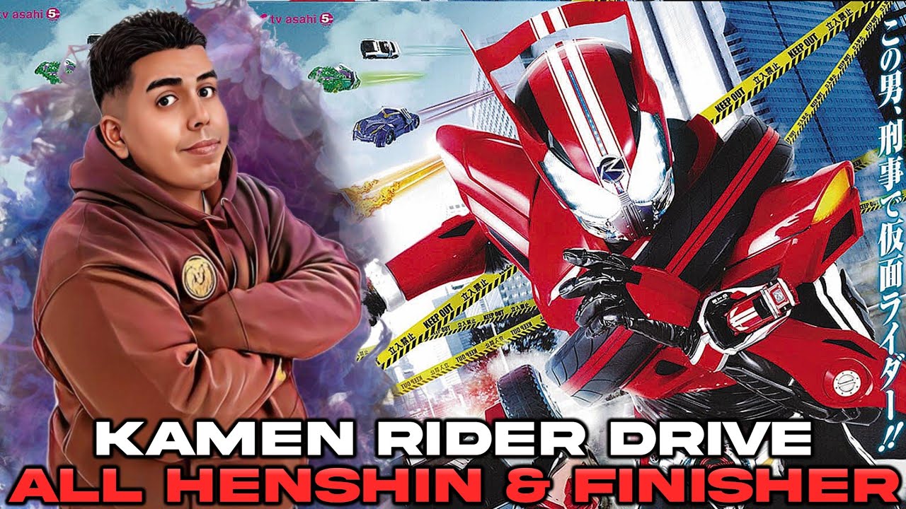 Lionheart's First Time Watching | Kamen Rider Drive - All Henshin & Finisher #Factor75Partner #Ad