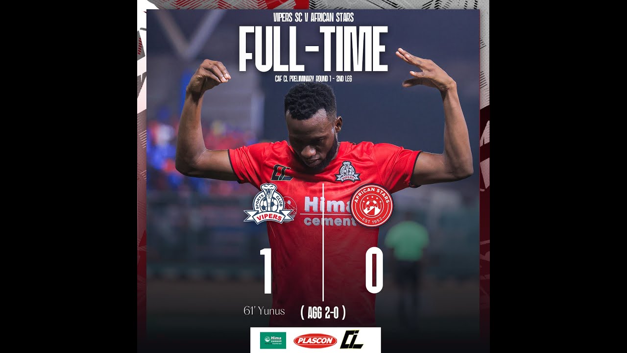 VIPERS SC 1-0 AFRICAN STARS GOAL.