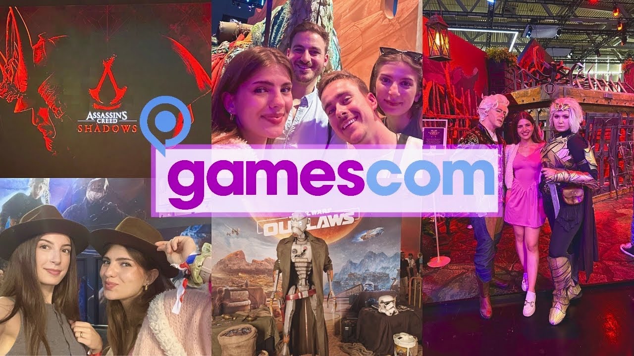 FIRST TIME at the Gamescom! Follow us around 💜