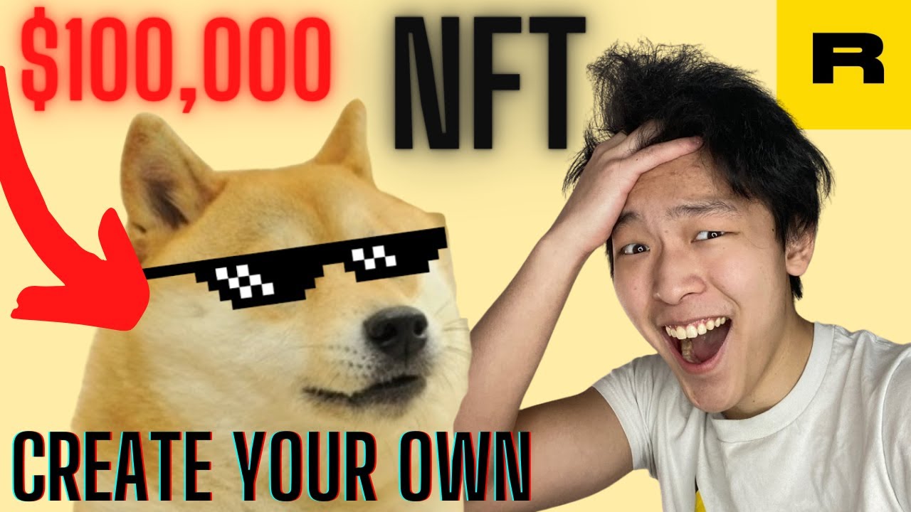 Как СОЗДАВАТЬ и продавать NFT-мемы новичку в криптовалюте с помощью Rarible (раздача NFT!)