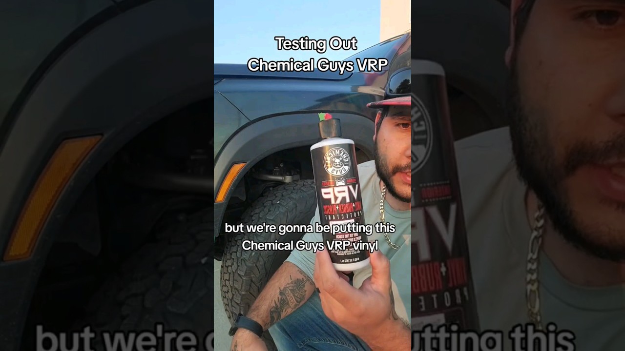 How Well Does Chemical Guys VRP Restore Plastic Trim? #cardetailing #chemicalguys #vrp #producttest