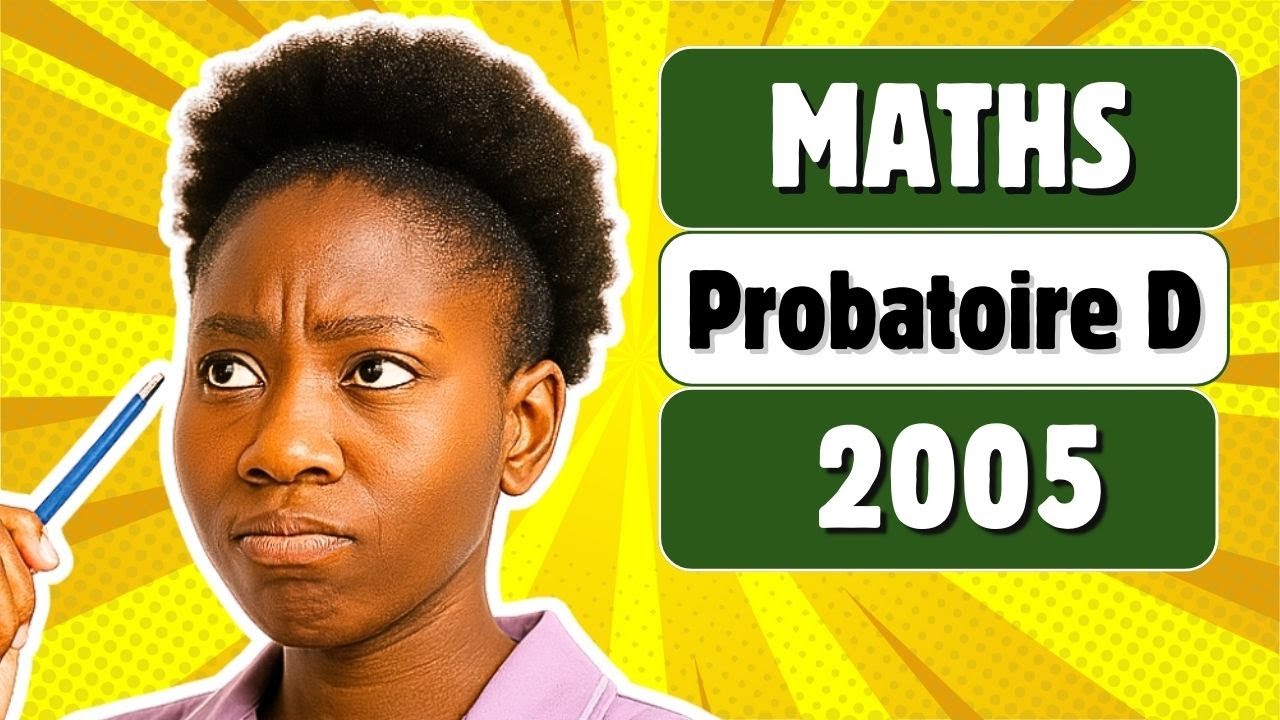 Probatoire D 2005 en Maths