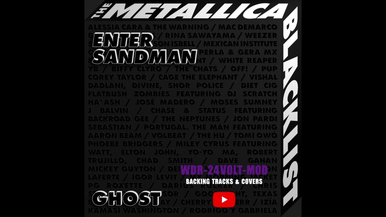 Ghost - Enter Sandman (Backing Track) No Vox No Guitar