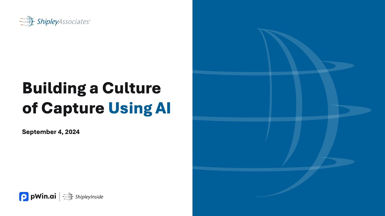 Building a Culture of Capture