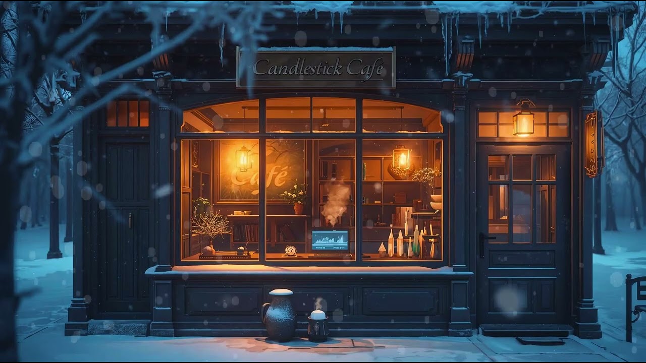 🕯️ Candlestick Cafe LoFi 🎧 cozy coffee shop vibes for studying & relaxation