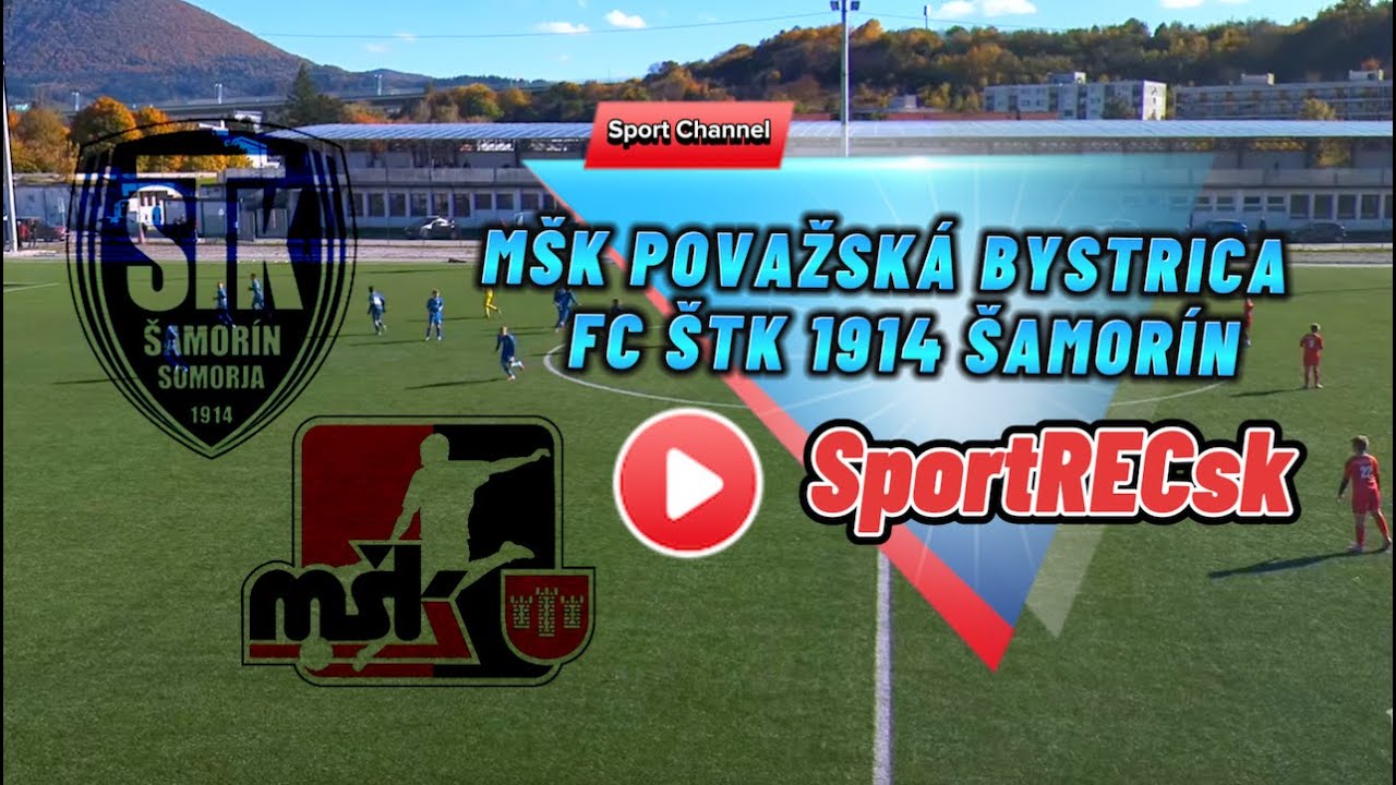 M&Scaron;K POVAŽSK&Aacute; BYSTRICA U13 - FC &Scaron;TK 1914 &Scaron;AMOR&Iacute;N U13 - II. liga U13 HUMMEL ZsFZ