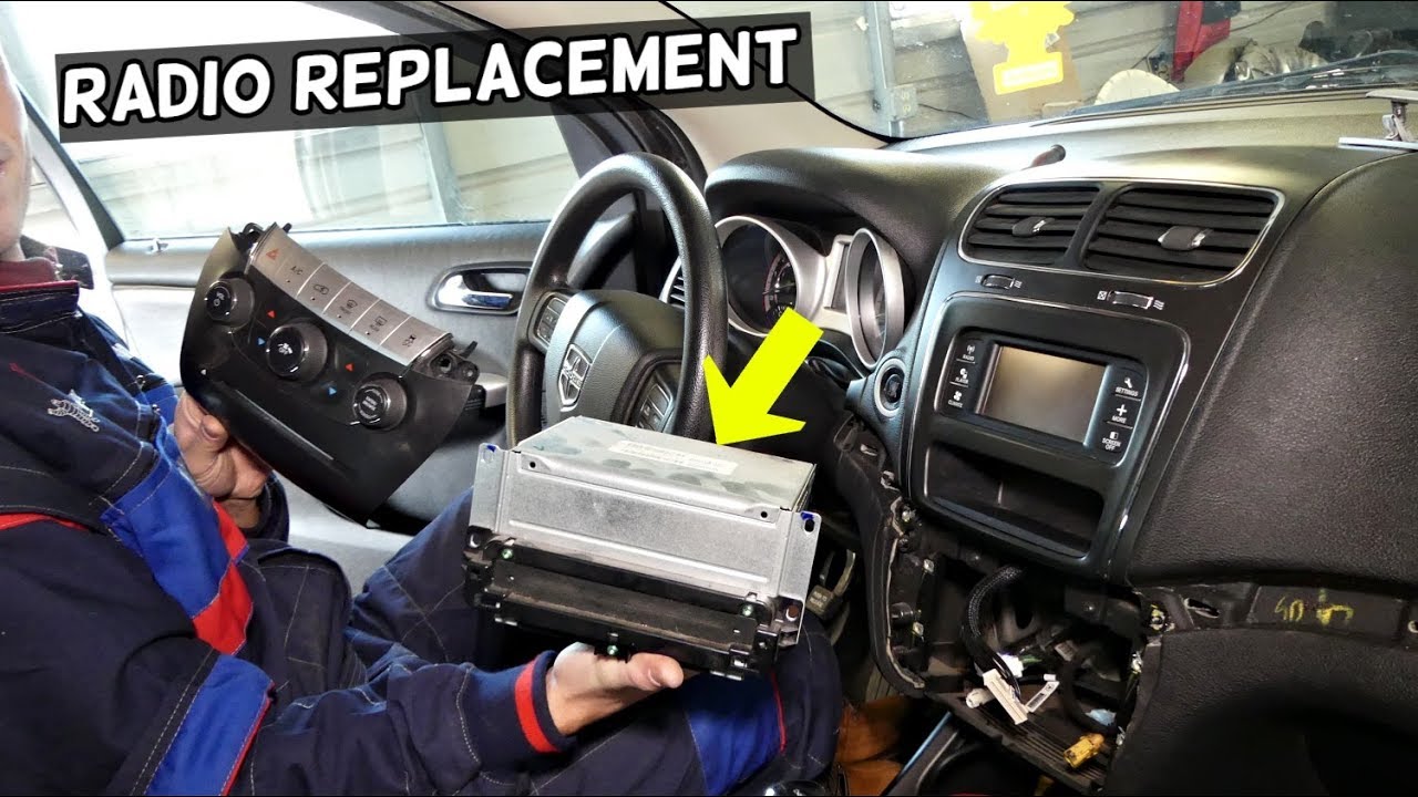 DODGE JOURNEY RADIO REPLACEMENT REMOVAL CD PLAYER FIAT FREEMONT