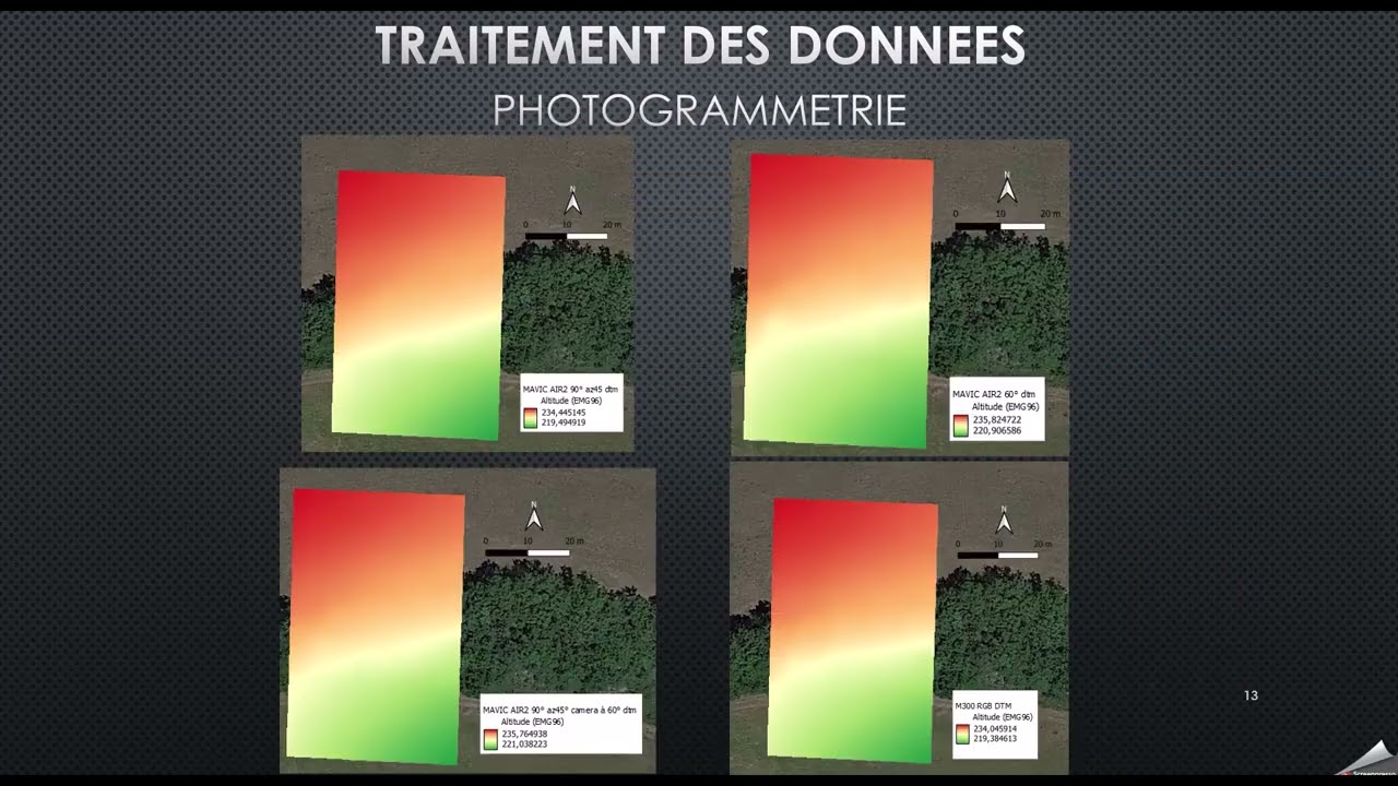 Comparaison MNT GNSS PHOTOGRAMMETRIQUE ET LIDAR