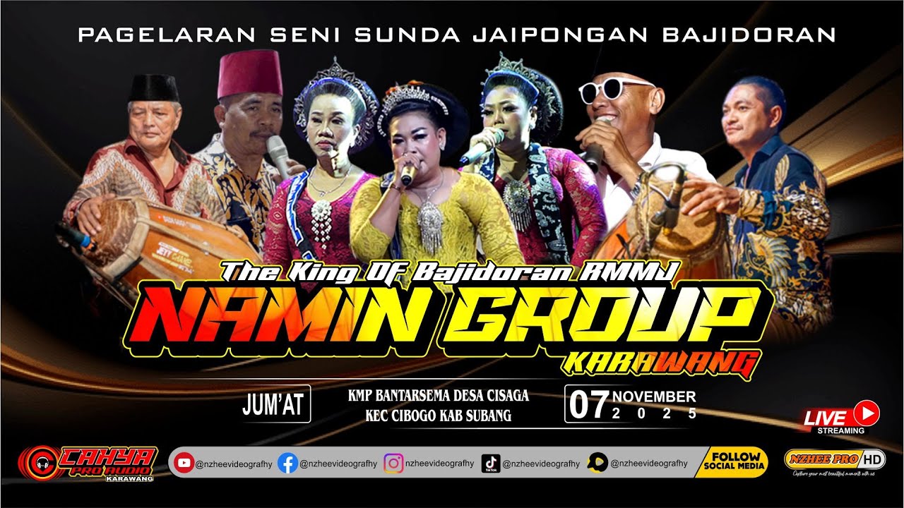 🔴LIVE MALAM JAIPONGAN BAJIDORAN RMMJ NAMIN GROUP | EDISI BANTARSEMA |07  NOV 2025