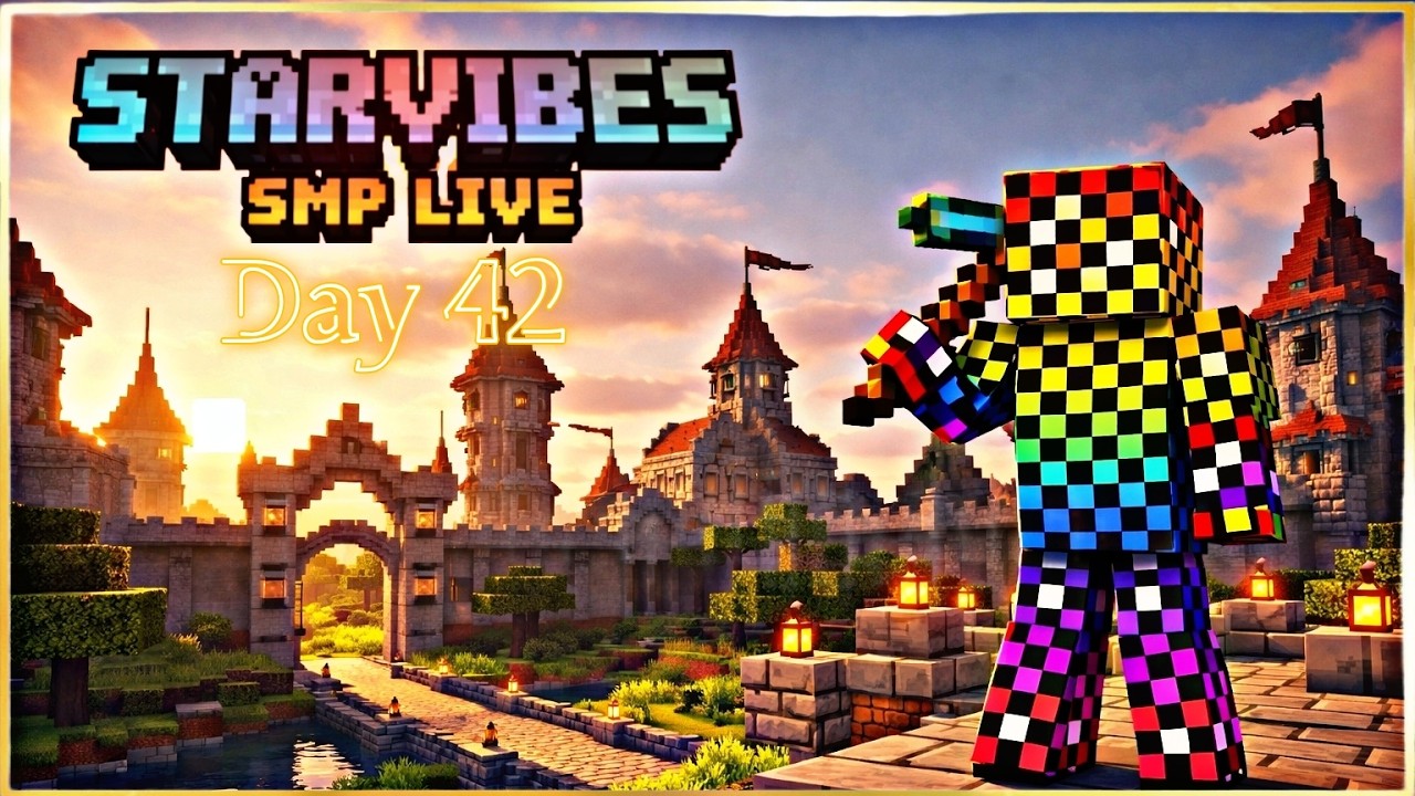 Minecraft StarVibes SMP || MoJ Masti || 🔴