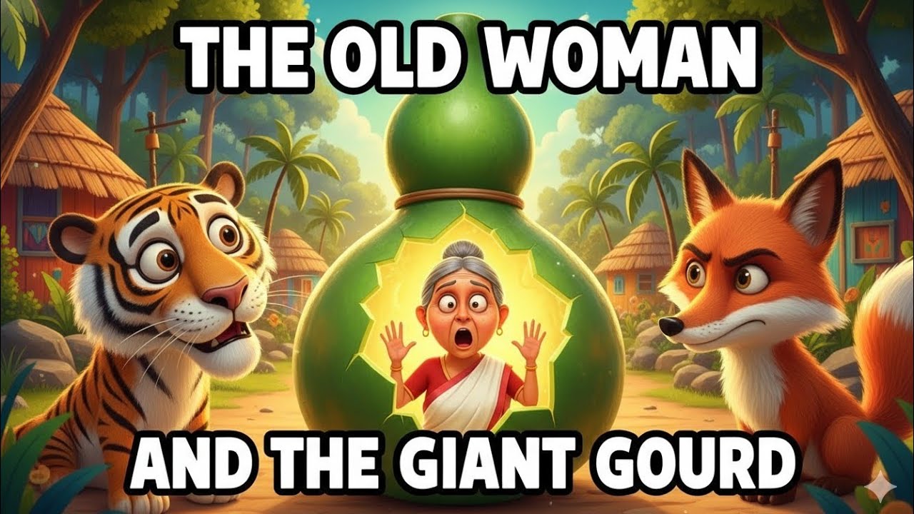 চালাক বুড়িমা আর বিশাল লাউ  ||  Kids’ Moral Story