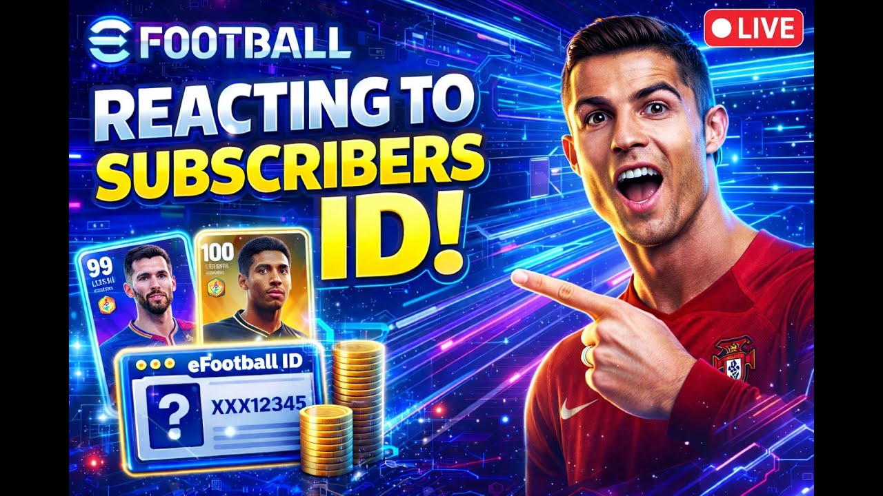 Subscribers’ eFootball ID Review & Reaction 🔴 LIVE