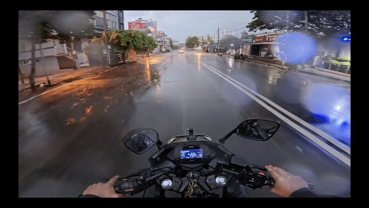 Early Morning Rain Ride POV RAW SOUND ⏐ 4K ⏐ Suzuki Gixxer SF 250