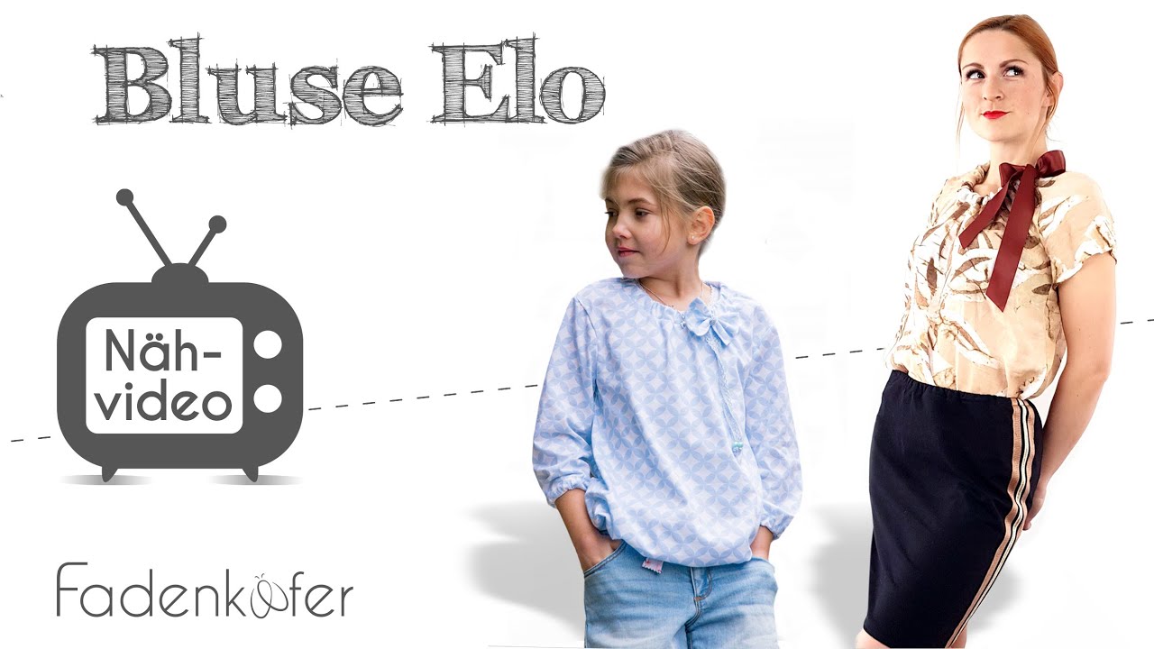 Bluse Elo für Damen und Kinder