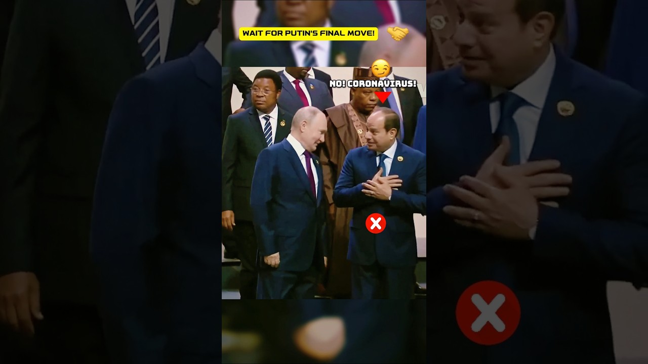 Putin Somehow Managed the Handshake! #putin