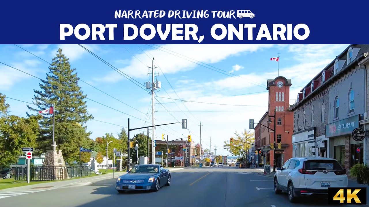 🚗  Port Dover, Ontario 🏖️ 4K Drive