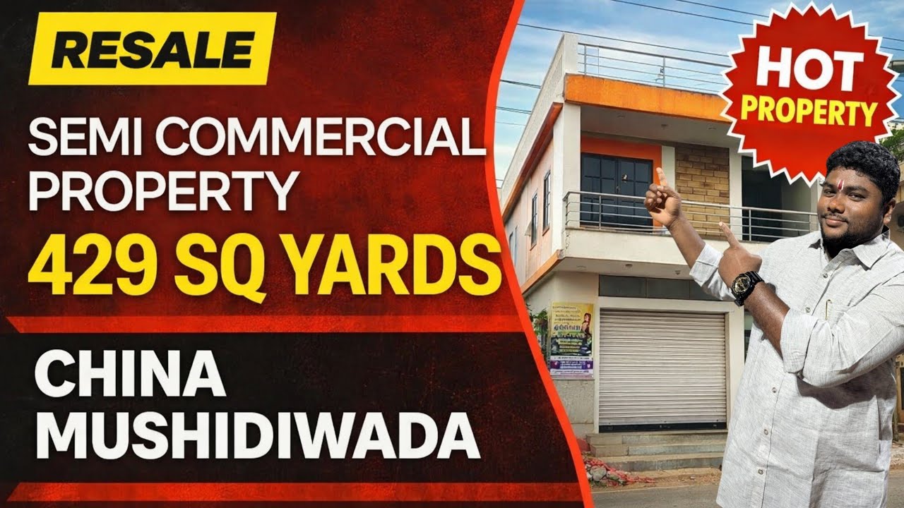RESALE SEMI COMMERCIAL PROPERTY 429 SQ YARDS CHINA MUSHIDIWADA 9550049947 #vuda #realestate #viral