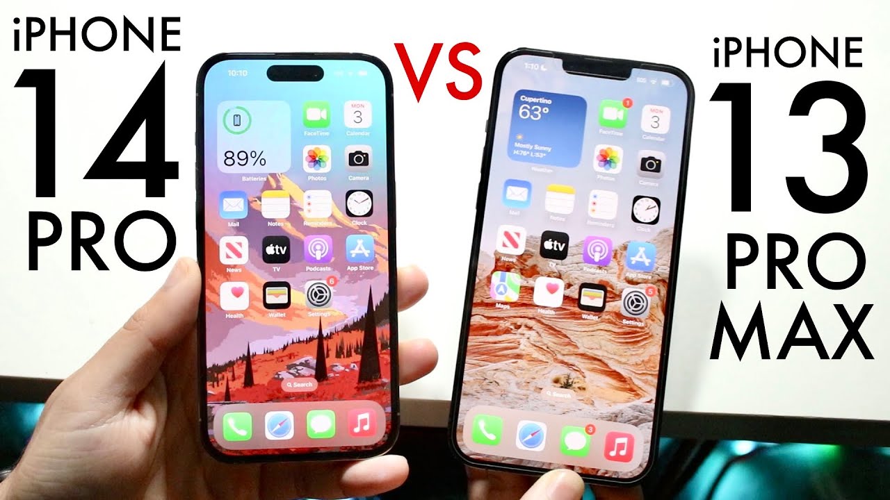 iPhone 14 Pro против iPhone 13 Pro Max! (Сравнение) (Обзор)
