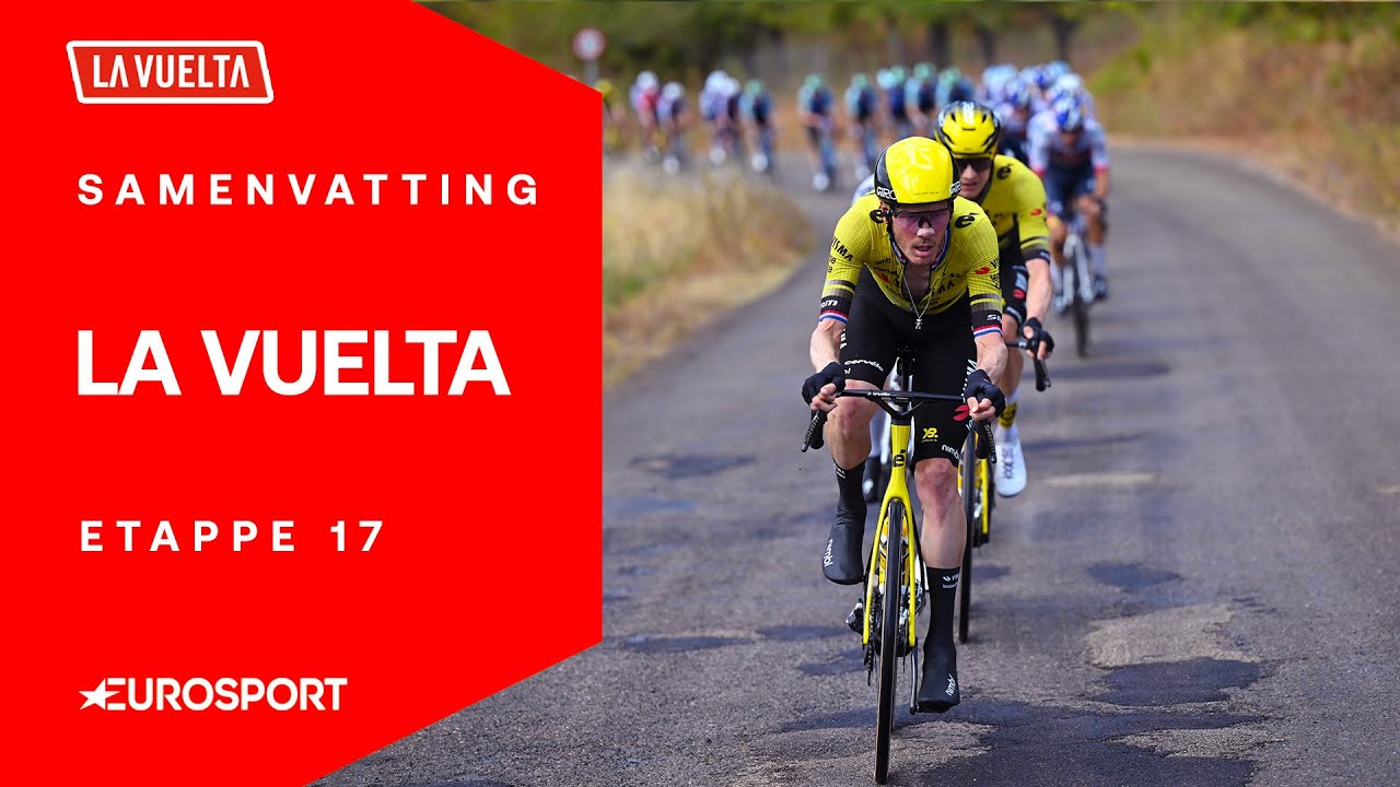 Zware AANKOMST BERGOP met KEIHARDE WIND | La Vuelta 2025 | Samenvatting Etappe 17