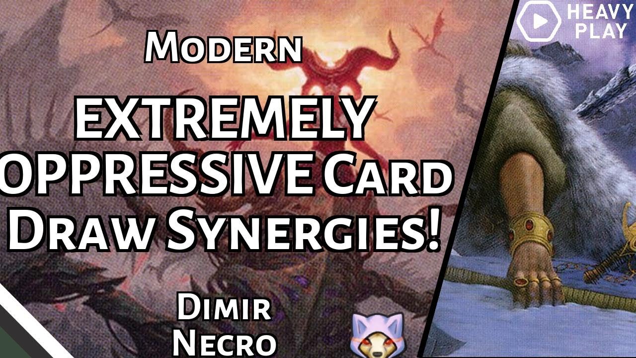 EXTREMELY OPPRESSIVE Card Draw Synergies! | Dimir Necro | Modern | MTGO