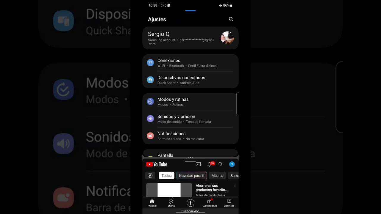Multitarea en Samsung!!!🪚🪓⛏️ #shorts
