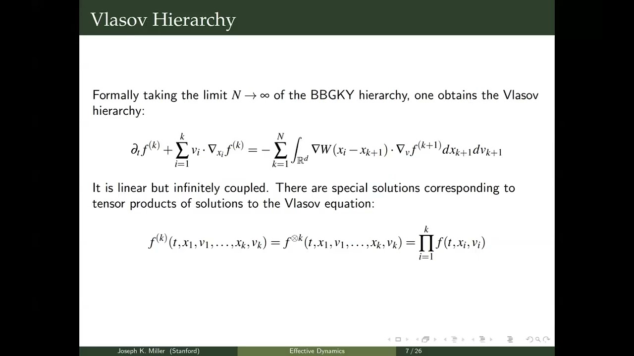Joseph Miller (Stanford): Effective dynamics of interacting classical, quantum, and wave systems