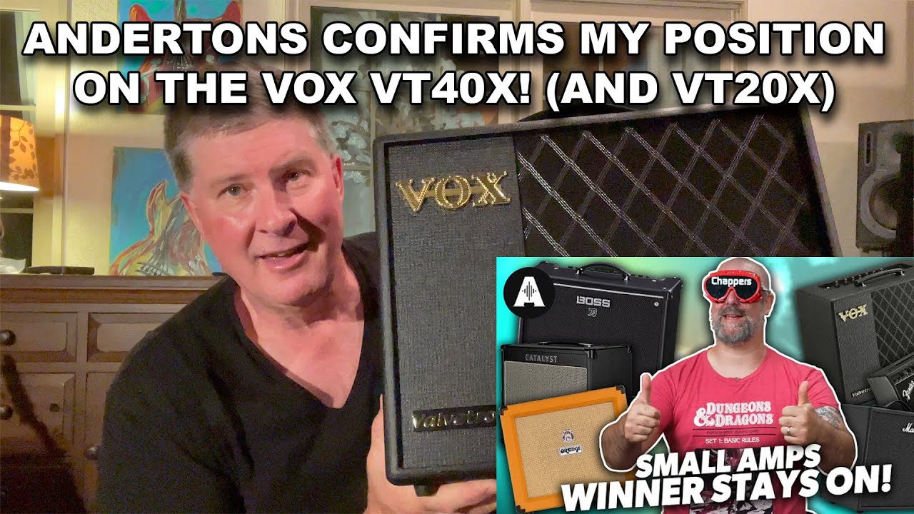 Превосходство усилителя Vox VT40X