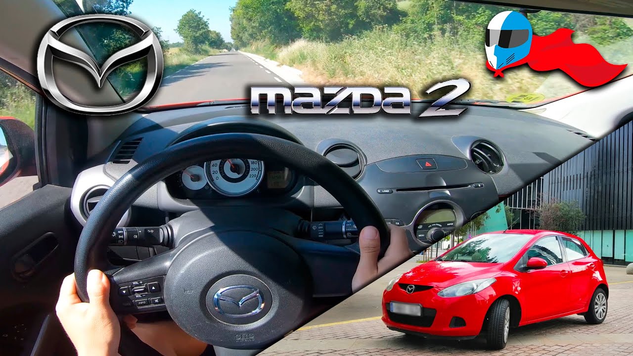 2008 Mazda 2 1.4 CRTD (50kW) POV 4K [Test Drive Hero] #29 ACCELERATION, ELASTICITY, BRAKES, 0-100