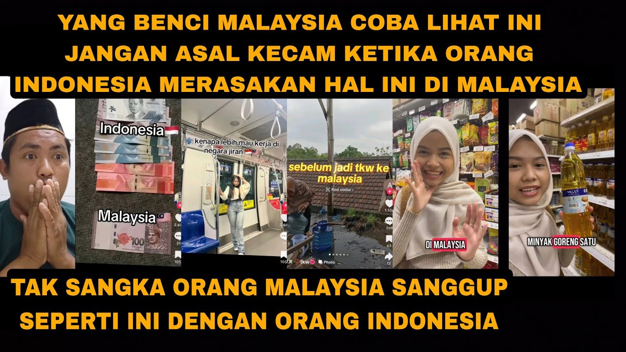 YANG BENCI MALAYSIA COBA LIHAT INI ORANG INDONESIA KAGET SIFAT ASLI ORANG MALAYSIA SAAT KERJA