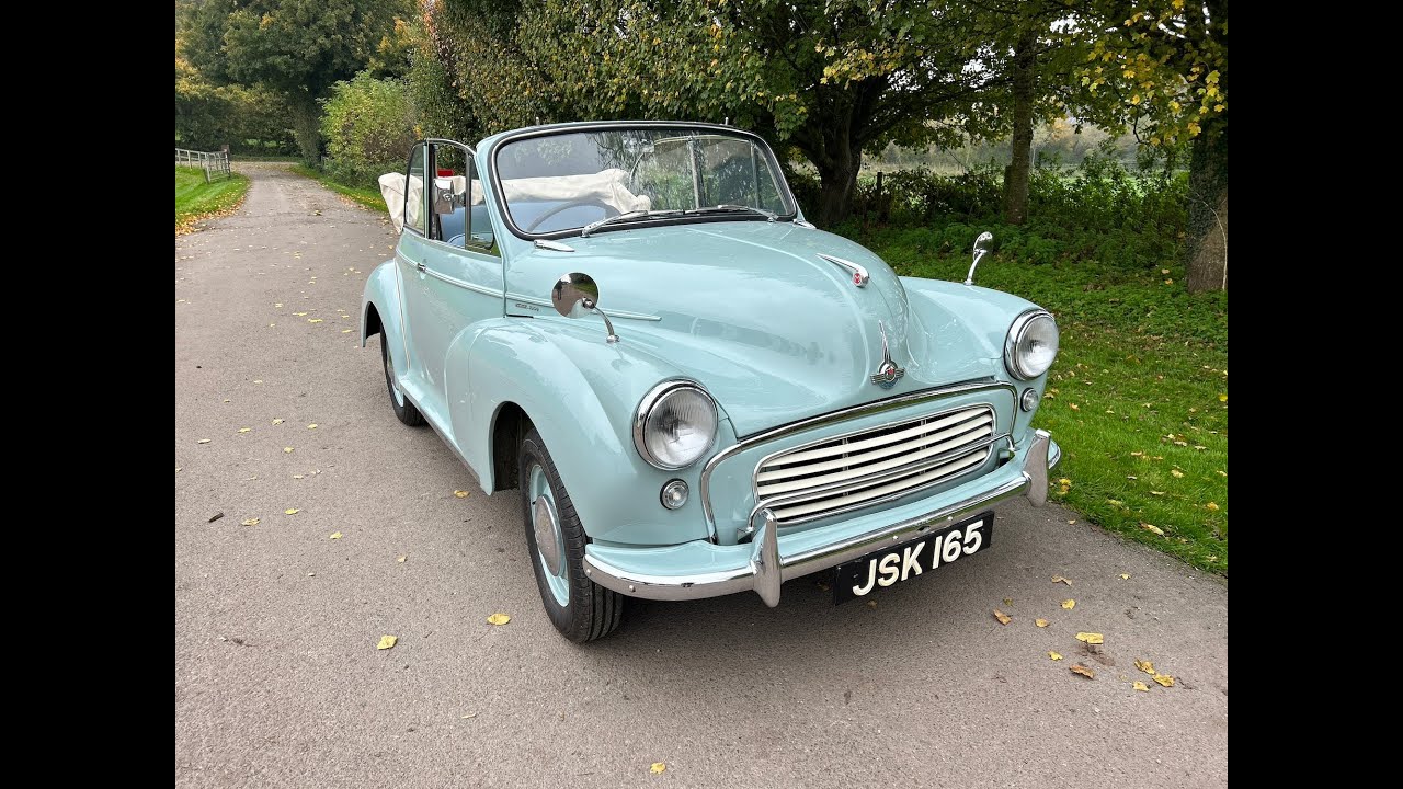 1963 Morris Minor 1000 convertible NOW SOLD with Robin Lawton Vintage & Classic Cars