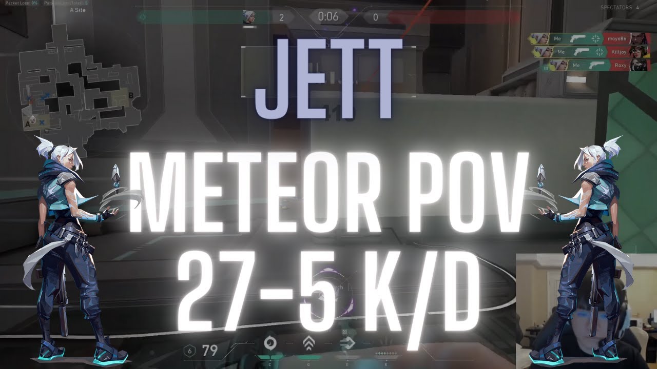 Gen.G Meteor POV Jett on Icebox 27-5 K/D (VALORANT Pro POV)