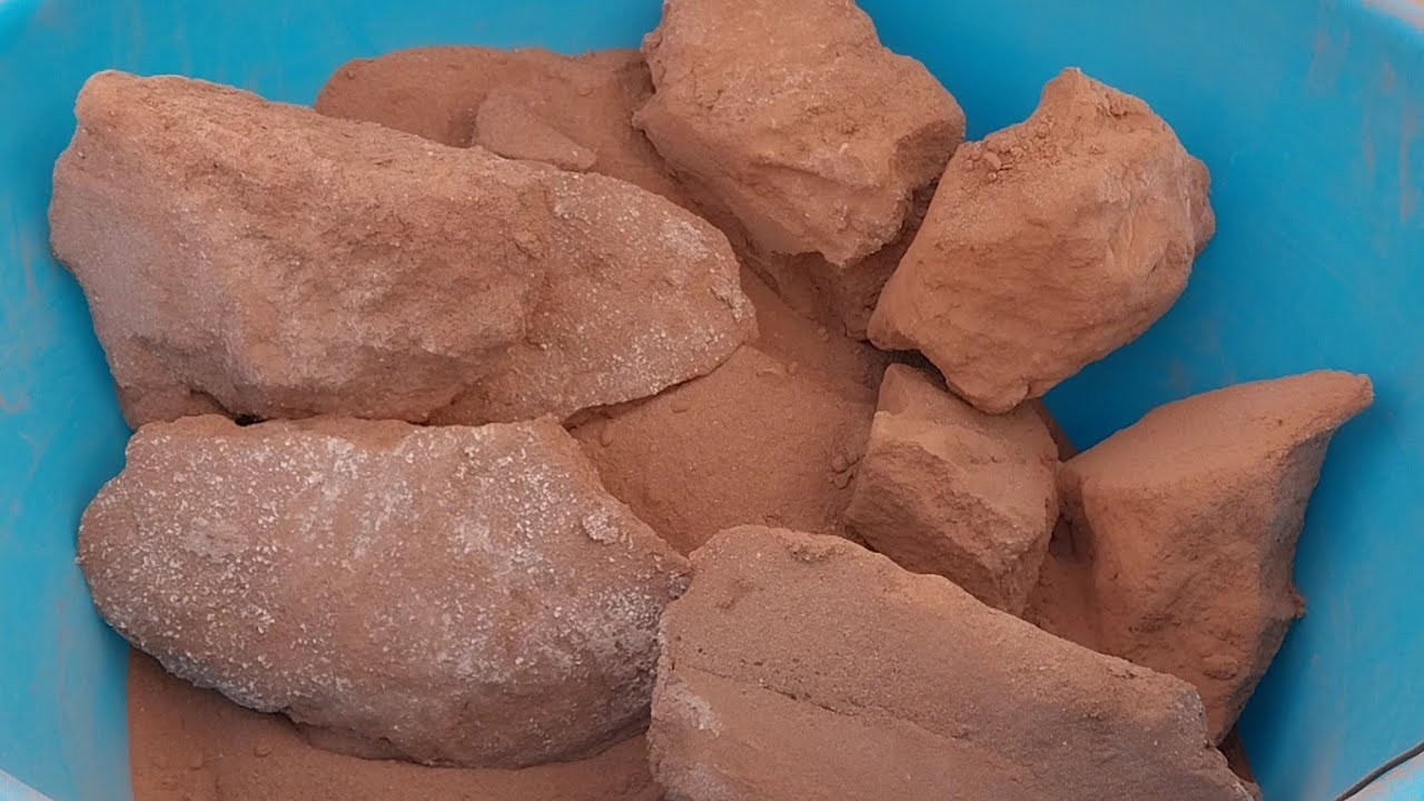 Red Sand Chunks full dry Crumbling Request video