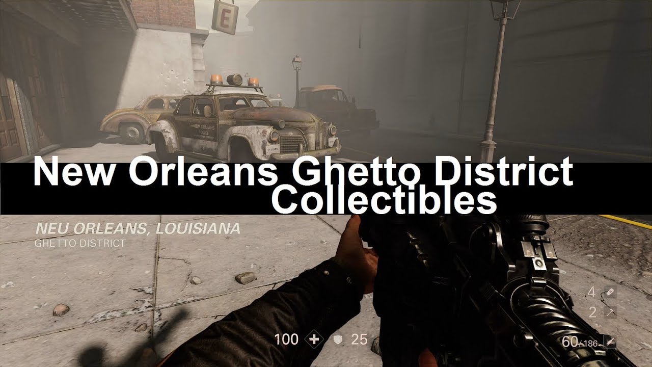 Wolfenstein 2 Collectibles - New Orleans Ghetto District