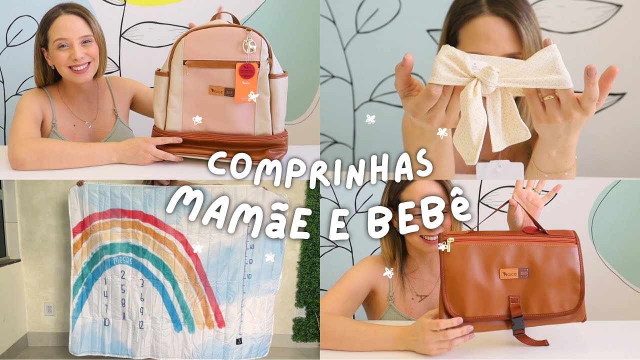 COMPRAS de BOLSAS de MATERNIDADE e outros itens pra MAMÃE e BEBÊ na USE ALCE! Só coisa lindaaa!