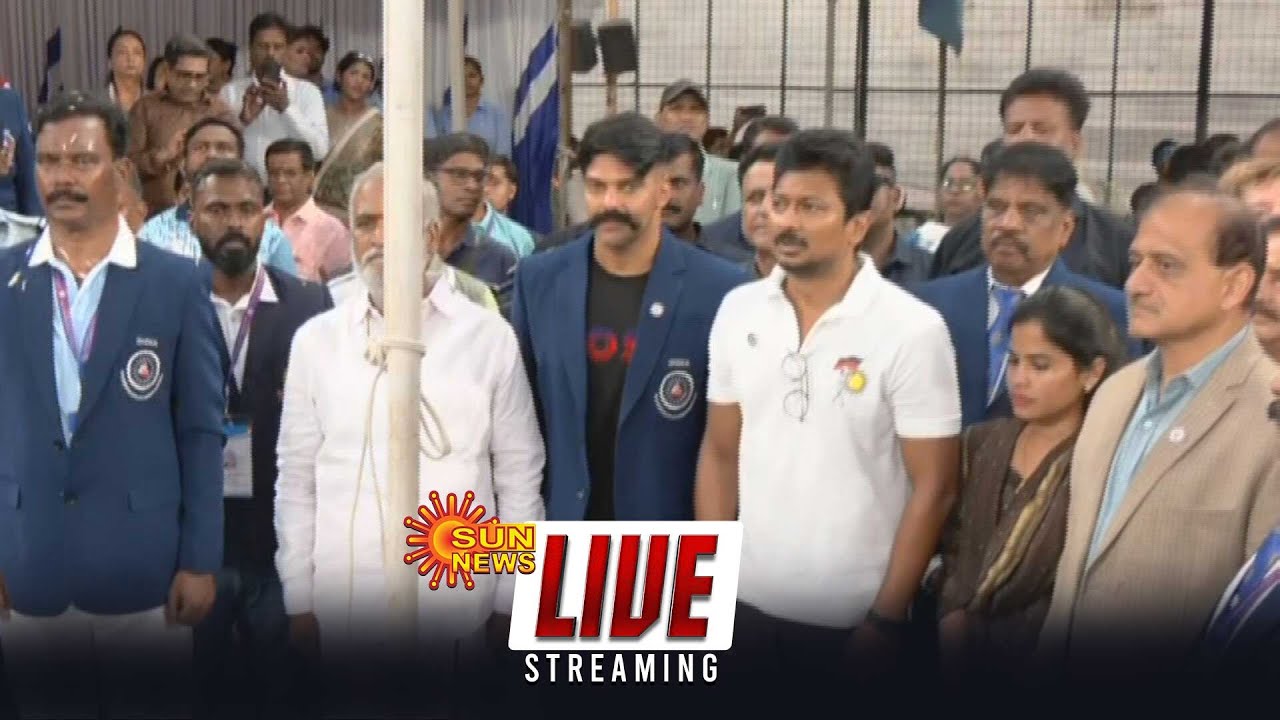 🔴 LIVE : 23rd Asia Masters Athletic Championship 2025 | Udhayanidhi Stalin | Actor Arya | Sun News