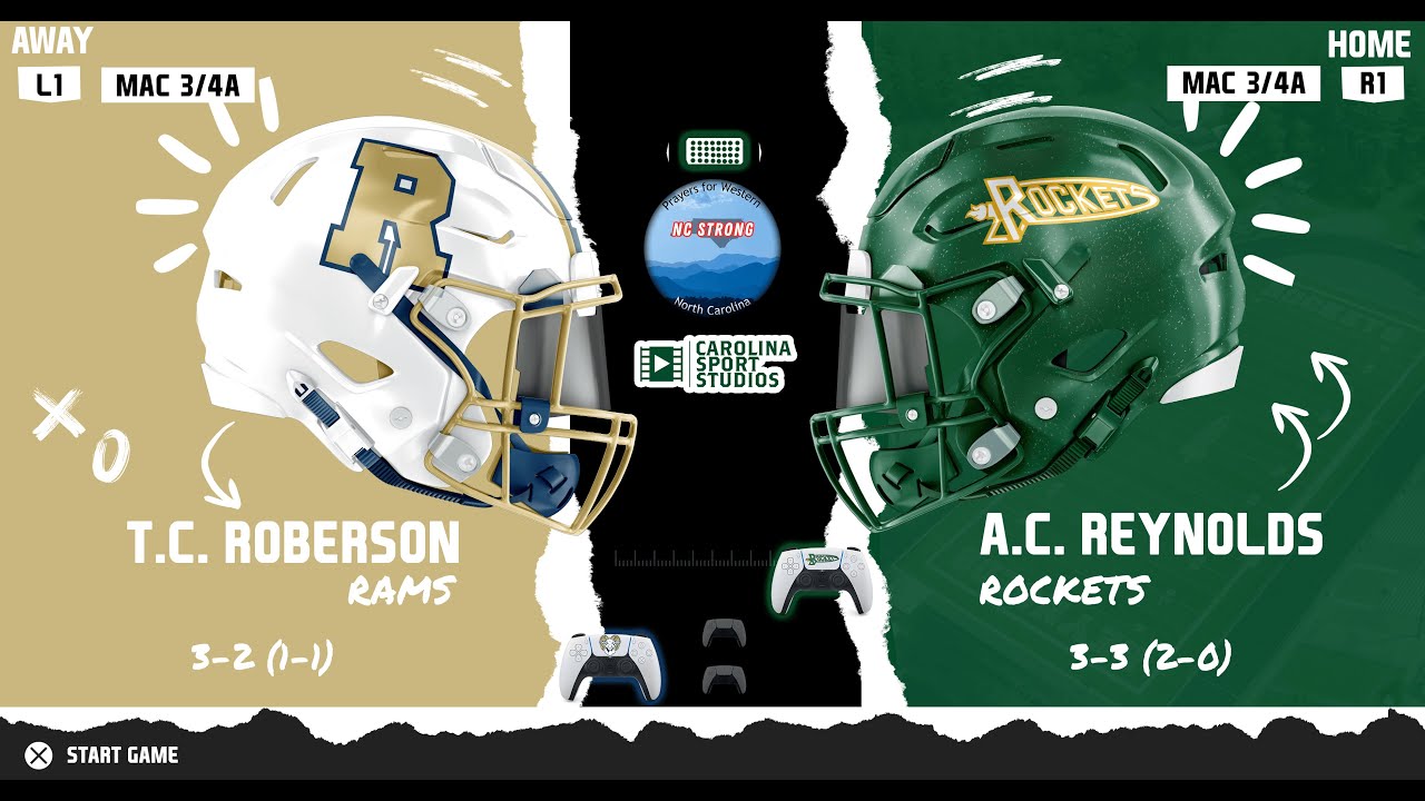 AC Reynolds vs TC Roberson Football Highlights 2024