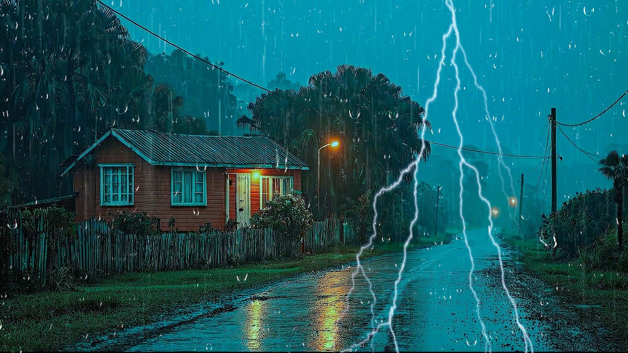 Terapia de Lluvia para Aliviar el Estrés y la Ansiedad | ASMR en el Coche