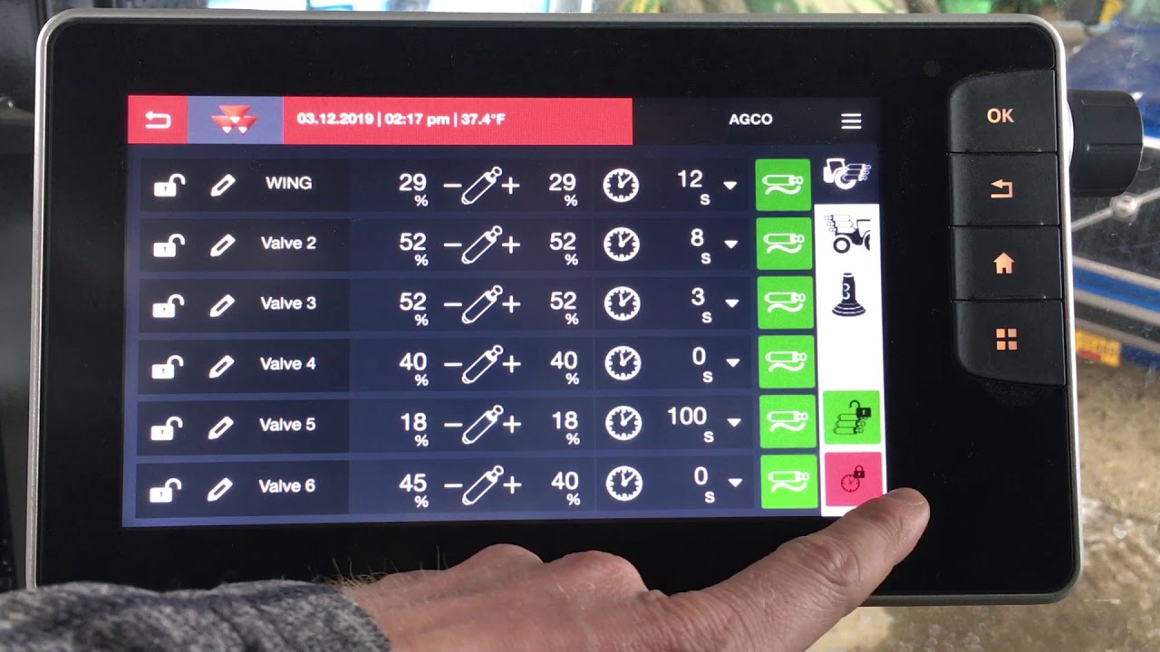 Massey Ferguson Datatronic 5 Hydraulic Set Up