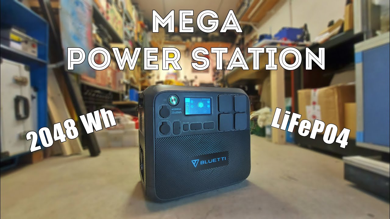 Mega Batteria da 2kWh per Accendere tutto il Laboratorio Bluetti AC200MAX - Energia Gratis? Ma dove?