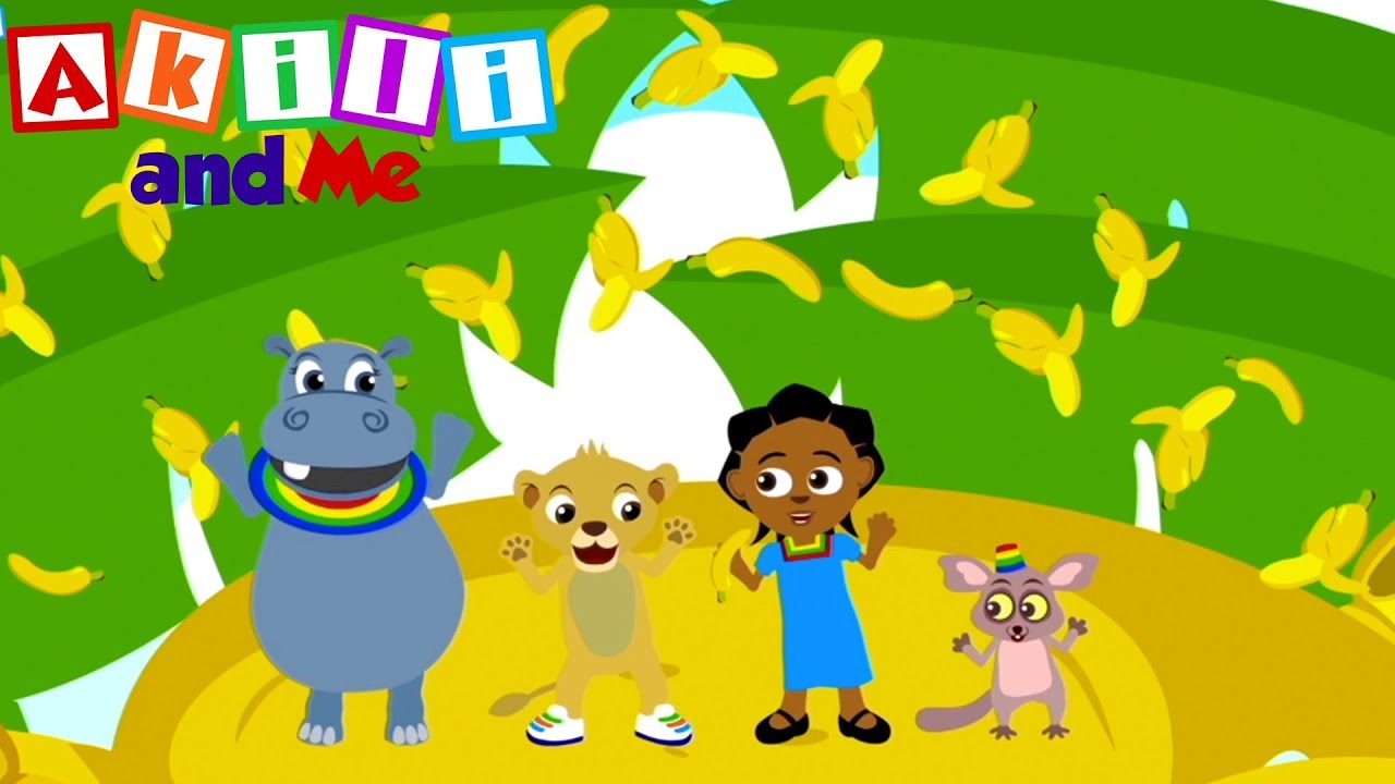Sing the Banana Song | Akili and Me | Cartoons or Preschoolers