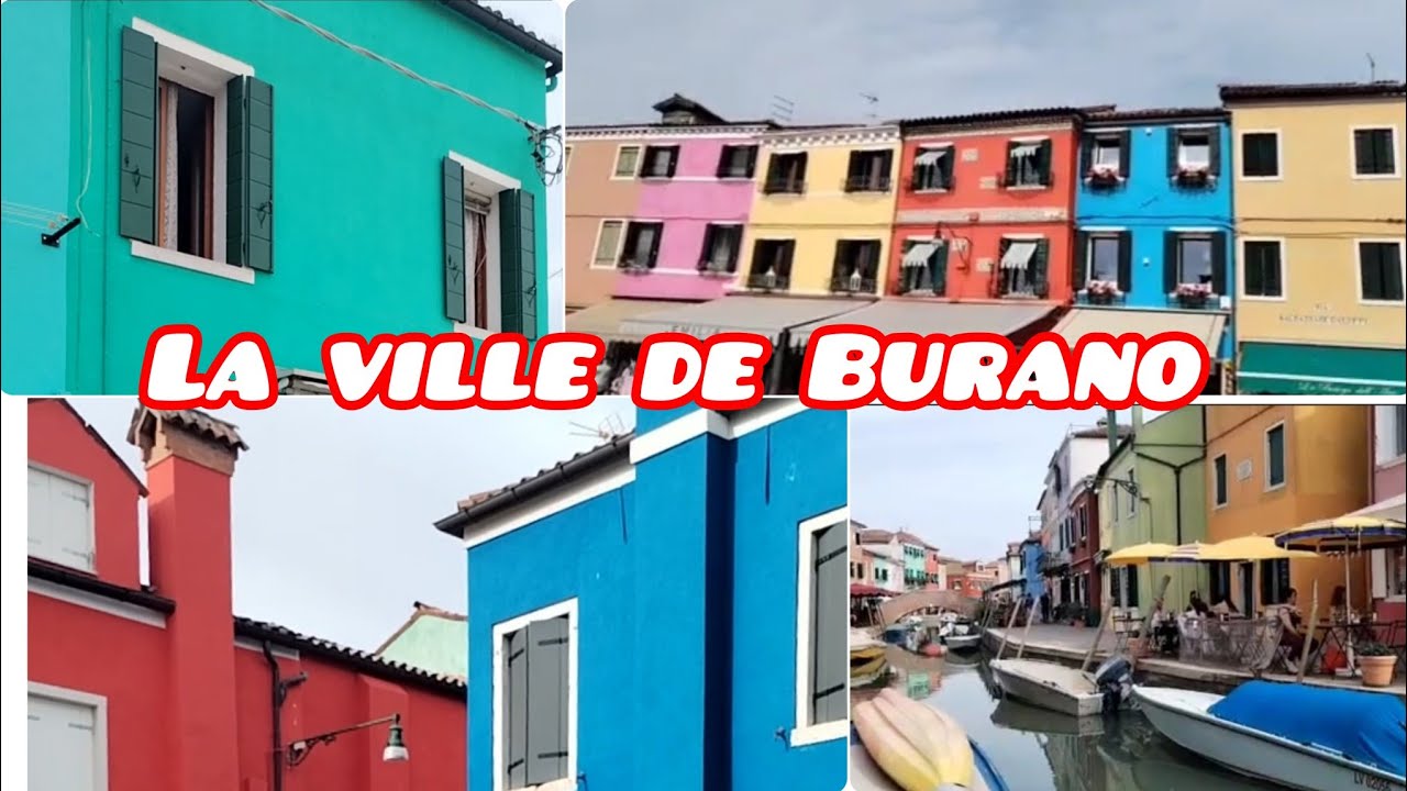 Vlog la villes de Burano مدينة الالوان😍 ضواحي  فينيسيا ايطاليا مدينة مختلفة على جميع المدن يا سلام